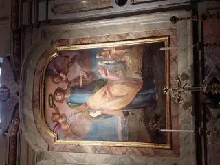 Tela della cappella di Santa Lucia - Cattedrale di Santa Maria del Bosco a Cuneo