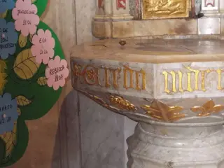 Battistero Credo - Cattedrale di Santa Maria del Bosco a Cuneo
