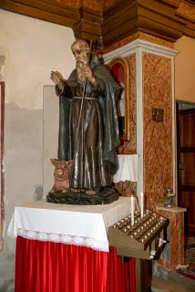 Statua di Sant'Antonio - Oratorio di Sant'Antonio Abate a Fontaneto d'AgognaFrazione Sant'Antonio