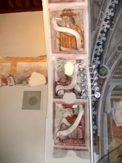 Arco trionfale, lato sinistro - Chiesa della Madonna della Stella a Pianezza