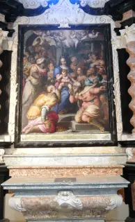 L'adorazione dei Magi di Giorgio Vasari - Chiesa di Santa Croce e Tutti i Santi a Bosco Marengo