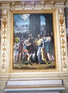 Il battesimo di San Paolo di Scipione Pulzone - Chiesa di Santa Croce e Tutti i Santi a Bosco Marengo