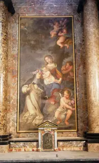La Vergine e Santa Rosa da Lima di Carlo Preda - Chiesa di Santa Croce e Tutti i Santi a Bosco Marengo