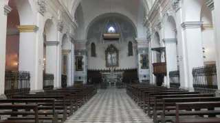 Navata centrale - Chiesa di Santa Croce e Tutti i Santi a Bosco Marengo