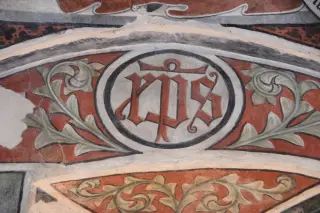 Trigramma cristologico - Pieve di San Pietro a Pianezza