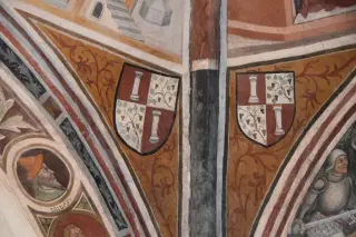 Cappella Provana - Stemma dei Provana - Pieve di San Pietro a Pianezza