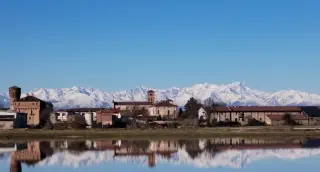Vista - Parrocchiale ex Cenobio di San Genuario a CrescentinoFrazione San Genuario