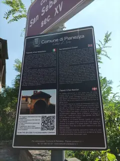 Pannello illustrativo - Cappella di San Sebastiano a Pianezza