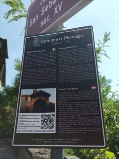 Pannello illustrativo - Cappella di San Sebastiano a Pianezza