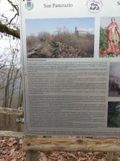 Pannello illustrativo - Santuario di San Pancrazio a Silvano d'Orba