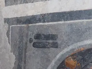 Miracolo del pollo dettaglio - Cappella di San Giacomo a Busca