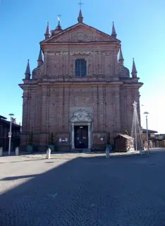 Facciata - Parrocchiale di Santa Maria delle Grazie a Lagnasco