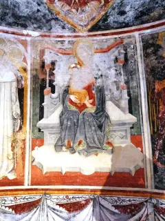 Madonna col Bambino - Cappella di San Bernardo o San Bernardino da Siena a Piozzo