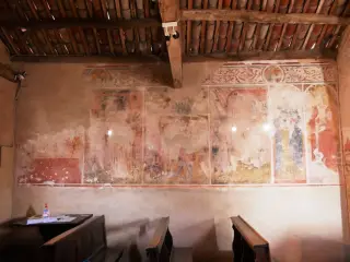 Affreschi - Cappella di San Bernardo o San Bernardino da Siena a Piozzo