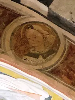 Affreschi - Cappella di San Bernardo o San Bernardino da Siena a Piozzo