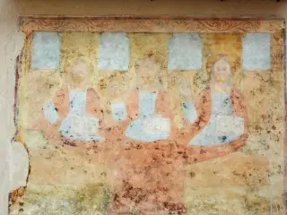 Dettaglio - Affresco della Trinità a Venasca