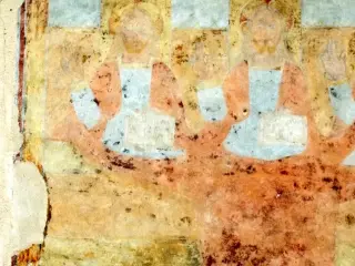 Dettaglio - Affresco della Trinità a Venasca