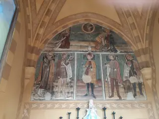 Annunciazione e Santi - Cappella di Sant'Amanzio a Rivalba