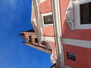 Facciata e campanile - Collegiata di Santa Maria Assunta o della Stella a Rivoli