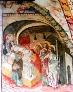 Affreschi - Cappella della Crocetta a Rocca de' Baldi