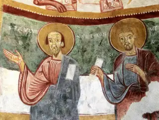 Affreschi - Pieve di San Maurizio a Roccaforte Mondovì