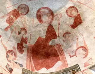 Cristo Pantocratore - Pieve di San Maurizio a Roccaforte Mondovì