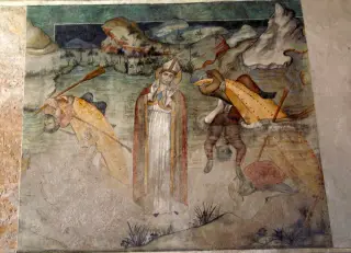 Cappella di San Biagio - Affreschi - Chiesa o Abbazia di Sant'Antonio di Ranverso a Buttigliera AltaFrazione Sant'Antonio di Ranverso