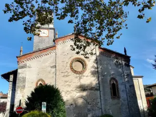 Abside (ex facciata) - Parrocchiale di San Lorenzo a Andorno Micca