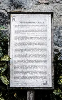 Pannello illustrativo - Parrocchiale di San Lorenzo a Andorno Micca