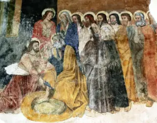 Affreschi Vita e Passione Gesù - Chiesa Cappella di San Francesco a Santa Vittoria d'Alba