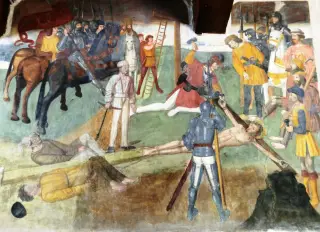 Affreschi Vita e Passione Gesù - Chiesa Cappella di San Francesco a Santa Vittoria d'Alba