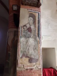 Madonna col Bambino - Chiesa di S. Maria e S. Siro - Santuario Madonna D.Guardia a Sale