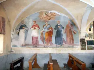 Navata nord Dominicus Carolus Eurosia Philippus Franciscus - Cappella di San Giuliano a SaviglianoFrazione San Giuliano