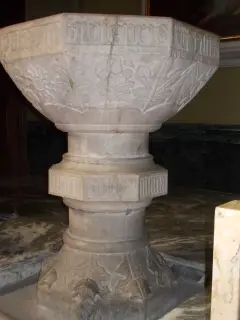 Fonte battesimale - Chiesa Abbaziale di San Pietro dei Cassinesi a Savigliano