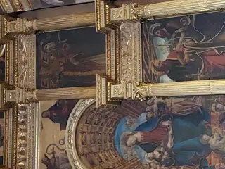 Polittico di Gandolfino da Roreto dettaglio - Chiesa Abbaziale di San Pietro dei Cassinesi a Savigliano