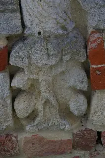 Abside Dettaglio scultura - Chiesa di San Nicola o Nicolao a Settime