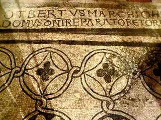 Mosaici della cripta - Badia o Abbazia di Santa Giustina a Sezzadio