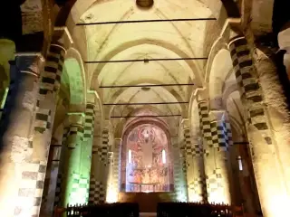 Interno - Badia o Abbazia di Santa Giustina a Sezzadio