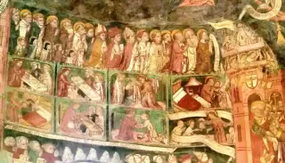 Affresco - Badia o Abbazia di Santa Giustina a Sezzadio