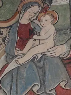Sant'Anna Metterza Dettaglio - Cappella di San Giuliano a Druento