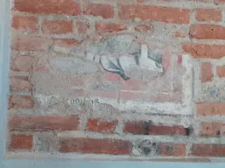 Lacerto di affresco - Cappella di San Giuliano a Druento