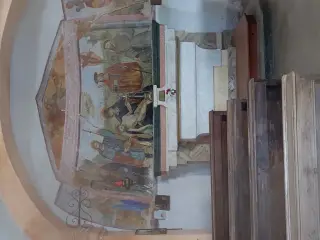 Pietà con i santi Rocco, Sebastiano, Antonio Abate e Francesco - Cappella di San Rocco a Trinità