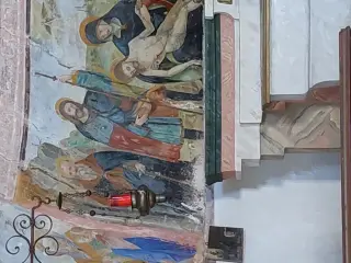 Pietà con i santi Rocco e Antonio Abate - Cappella di San Rocco a Trinità