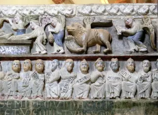 Jube particolare - Canonica di Santa Maria di Vezzolano a AlbugnanoFrazione Vezzolano