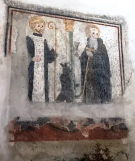 San Bernardo e Sant'Antonio da Padova - Chiesa del Carmine a Incisa ScapaccinoFrazione Villa