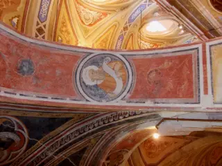 Utima campata navata destra, sottarco nord, profeta Davide - Ex Parrocchiale di Santa Caterina a Villanova MondovìFrazione Villa