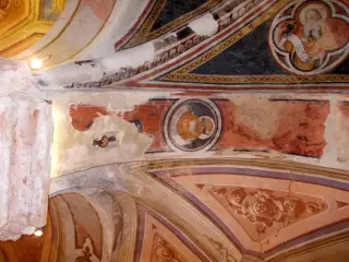 Ultima campata navata destra, sottarco ovest, profeta - Ex Parrocchiale di Santa Caterina a Villanova MondovìFrazione Villa