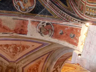 Ultima campata navata destra, sottarco ovest, profeta - Ex Parrocchiale di Santa Caterina a Villanova MondovìFrazione Villa