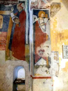 San Grato e sant'Elena dettaglio - Ex Parrocchiale di Santa Caterina a Villanova MondovìFrazione Villa
