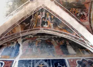 Prima campata navata sinistra, vela sud della volta - Ex Parrocchiale di Santa Caterina a Villanova MondovìFrazione Villa